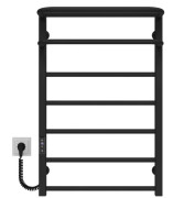 Электрический полотенцесушитель Deffi Lux Hotel П7 400х800 левое подключение JD04 черный A.LH.80.40.7.E.B.L.2