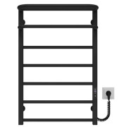 Электрический полотенцесушитель Deffi Lux Hotel П7 400х800 правое подключение JD04 черный A.LH.80.40.7.E.B.R.2