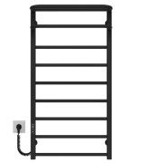 Электрический полотенцесушитель Deffi Lux Hotel П9 400х1000 левое подключение JD04 черный A.LH.100.40.9.E.B.L.2