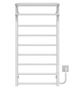 Электрический полотенцесушитель Deffi Lux Hotel П9 400х1000 правое подключение WD04 белый A.LH.100.40.9.E.W.R.4