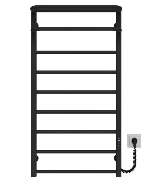 Электрический полотенцесушитель Deffi Lux Hotel П9 400х1000 правое подключение JD04 черный A.LH.100.40.9.E.B.R.2