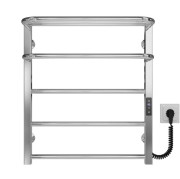 Сушарка для рушників електрична Deffi Lux Hotel П5 400х600 праве підключення JD04 хром A.LH.60.40.5.E.C.R.2