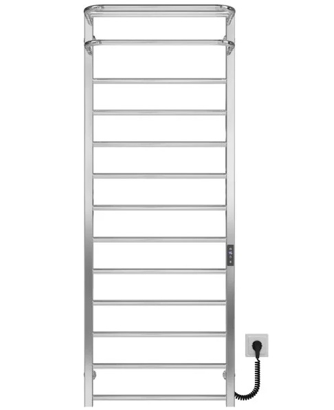 Электрический полотенцесушитель Deffi Lux Hotel П13 400х1400 правое подключение JD04 хром A.LH.140.40.13.E.C.R.2