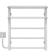 Сушарка для рушників електрична Deffi Lux Hotel П5 400х600 ліве підключення WD04 білий A.LH.60.40.5.E.W.L.4