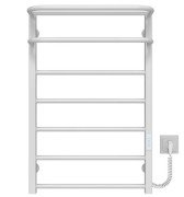 Электрический полотенцесушитель Deffi Lux Hotel П7 400х800 правое подключение WD04 белый A.LH.80.40.7.E.W.R.4