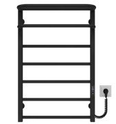 Электрический полотенцесушитель Deffi Lux Hotel П7 400х800 правое подключение JD04 черный A.LH.80.40.7.E.B.R.2