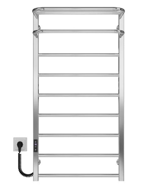 Электрический полотенцесушитель Deffi Lux Hotel П9 400х1000 левое подключение JD04 хром A.LH.100.40.9.E.C.L.2