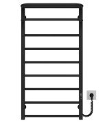 Электрический полотенцесушитель Deffi Lux Hotel П9 400х1000 правое подключение JD04 черный A.LH.100.40.9.E.B.R.2