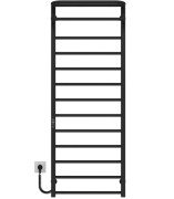 Електрична сушарка для рушників Deffi Lux Hotel П13 400х1400 ліве підключення JD04 чорний A.LH.140.40.13.E.B.L.2