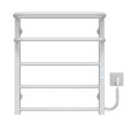 Сушарка для рушників електрична Deffi Lux Hotel П5 400х600 праве підключення WD04 білий A.LH.60.40.5.E.W.R.4