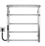 Сушарка для рушників електрична Deffi Lux Hotel П5 400х600 ліве підключення JD04 хром A.LH.60.40.5.E.C.L.2