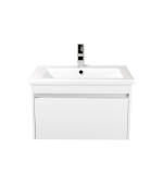 Тумба підвісна Мийдодір Prime 60-А з раковиною Cosmo ДСП/МДФ білий глянець 00-0009148