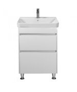 Тумба напольная Мойдодыр Prime 60 с раковиной Vivace ДСП/МДФ белый глянец 00-0008655