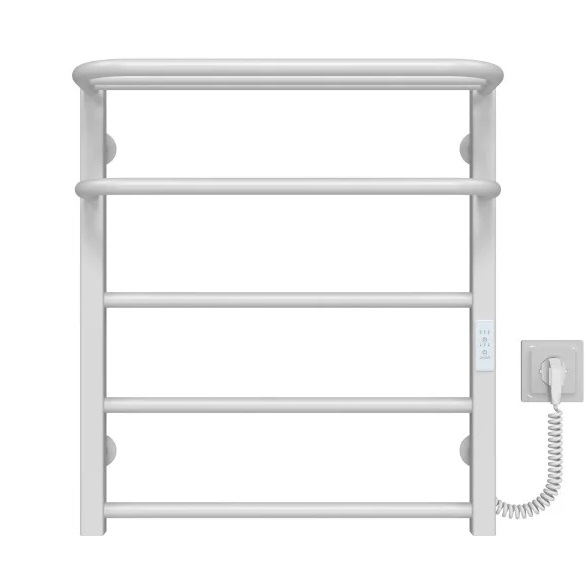 Электрический полотенцесушитель Deffi Lux Hotel П5 500х600 правое подключение WD04 белый A.LH.60.50.5.E.W.R.4
