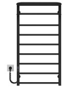 Электрический полотенцесушитель Deffi Lux Hotel П9 500х1000 левое подключение JD04 черный A.LH.100.50.9.E.B.L.2