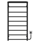 Электрический полотенцесушитель Deffi Lux Hotel П9 500х1000 правое подключение JD04 черный A.LH.100.50.9.E.B.R.2