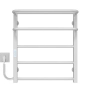 Электрический полотенцесушитель Deffi Lux Hotel П5 500х600 левое подключение WD04 белый A.LH.60.50.5.E.W.L.4