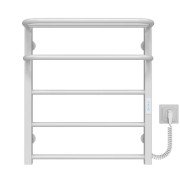 Сушарка для рушників електрична Deffi Lux Hotel П5 500х600 праве підключення WD04 білий A.LH.60.50.5.E.W.R.4