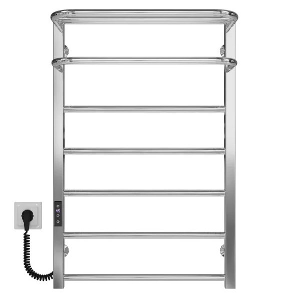 Электрический полотенцесушитель Deffi Lux Hotel П7 500х800 левое подключение JD04 хром A.LH.80.50.7.E.C.L.2