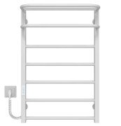 Сушарка для рушників електрична Deffi Lux Hotel П7 500х800 ліве підключення WD04 білий A.LH.80.50.7.E.W.L.4