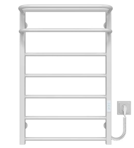 Электрический полотенцесушитель Deffi Lux Hotel П7 500х800 правое подключение WD04 белый A.LH.80.50.7.E.W.R.4