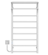 Сушарка для рушників електрична Deffi Lux Hotel П9 500х1000 ліве підключення WD04 білий A.LH.100.50.9.E.W.L.4