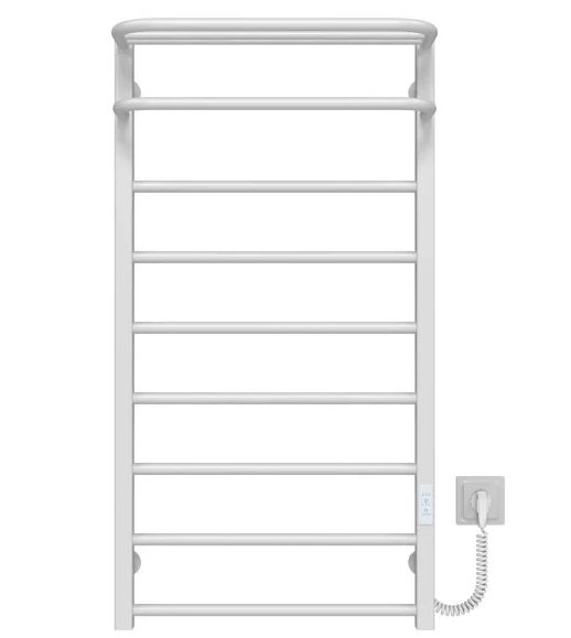 Электрический полотенцесушитель Deffi Lux Hotel П9 500х1000 правое подключение WD04 белый A.LH.100.50.9.E.W.R.4