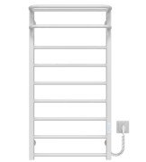 Сушарка для рушників електрична Deffi Lux Hotel П9 500х1000 праве підключення WD04 білий A.LH.100.50.9.E.W.R.4