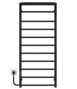 Сушарка для рушників електрична Deffi Lux Hotel П11 500х1200 ліве підключення JD04 чорний A.LH.120.50.11.E.B.L.2