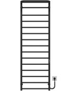 Электрический полотенцесушитель Deffi Lux Hotel П15 400х1600 правое подключение JD04 черный A.LH.160.40.15.E.B.R.2