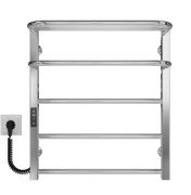 Электрический полотенцесушитель Deffi Lux Hotel П5 500х600 левое подключение JD04 хром A.LH.60.50.5.E.C.L.2