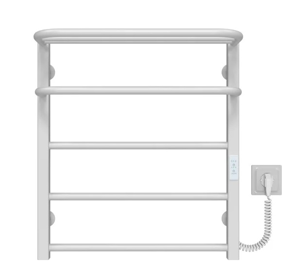 Электрический полотенцесушитель Deffi Lux Hotel П5 600х600 правое подключение WD04 белый A.LH.60.60.5.E.W.R.4