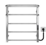 Сушарка для рушників електрична Deffi Lux Hotel П5 600х600 праве підключення JD04 хром A.LH.60.60.5.E.C.R.2