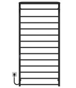 Электрический полотенцесушитель Deffi Lux Hotel П14 700х1500 левое подключение JD04 черный A.LH.150.70.14.E.B.L.2