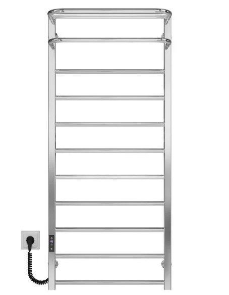 Электрический полотенцесушитель Deffi Lux Hotel П11 600х1200 левое подключение JD04 хром A.LH.120.60.11.E.C.L.2