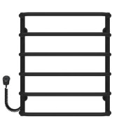Электрический полотенцесушитель Deffi Стандарт П6 400х600 левое подключение EF16 черный D.SS.60.40.6.E.B.L.5