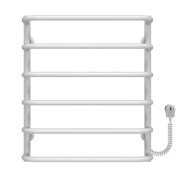 Электрический полотенцесушитель Deffi Стандарт П6 400х600 правое подключение EF16 белый D.SS.60.40.6.E.W.R.5