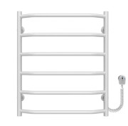 Электрический полотенцесушитель Deffi Трапеция П6 500х600 правое подключение EF16 белый D.TR.60.50.6.E.W.R.5