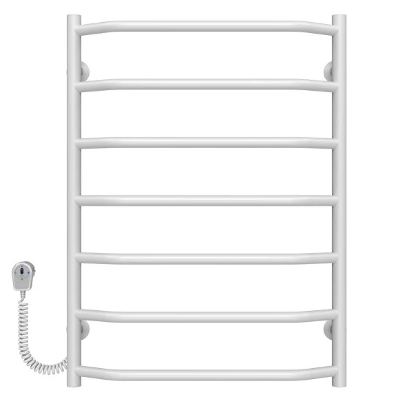 Электрический полотенцесушитель Deffi Трапеция П7 500х700 левое подключение EF16 белый D.TR.70.50.7.E.W.L.5