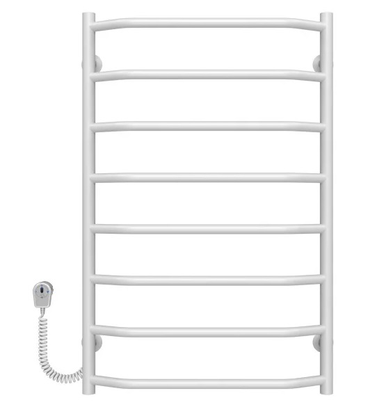 Электрический полотенцесушитель Deffi Трапеция П8 500х800 левое подключение EF16 белый D.TR.80.50.8.E.W.L.5