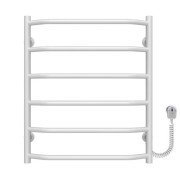 Электрический полотенцесушитель Deffi Трапеция П6 500х600 правое подключение EF16 белый D.TR.60.50.6.E.W.R.5