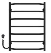 Електрична сушарка для рушників Deffi Трапеція П7 500х700 ліве підключення EF16 чорний D.TR.70.50.7.E.B.L.5