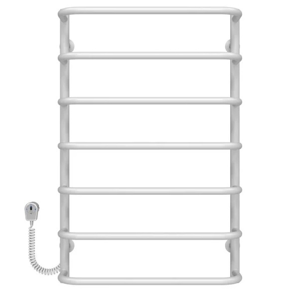 Электрический полотенцесушитель Deffi Стандарт П7 500х800 левое подключение EF16 белый D.SS.80.50.7.E.W.L.5