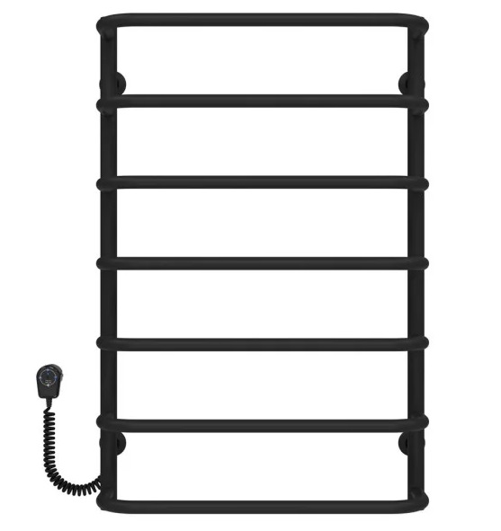 Электрический полотенцесушитель Deffi Стандарт П7 500х800 левое подключение EF16 черный D.SS.80.50.7.E.B.L.5