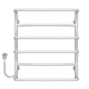 Електрична сушарка для рушників Deffi Аквамікс П6 500х600 ліве підключення EF16 білий D.AM.60.50.6.E.W.L.5