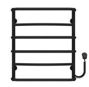 Электрический полотенцесушитель Deffi Аквамикс П6 500х600 правое подключение EF16 черный D.AM.60.50.6.E.B.R.5