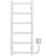 Электрический полотенцесушитель Deffi Avast П6 300х800 правое подключение WD04 белый B.AV.80.30.6.E.W.R.4