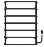 Електрична сушарка для рушників Deffi Стандарт П7 500х700 праве підключення EF16 чорний D.SS.70.50.7.E.B.R.5