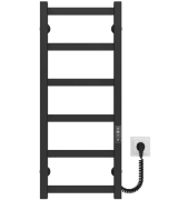 Електрична сушарка для рушників Deffi Avast П6 300х800 праве підключення JD04 чорний B.AV.80.30.6.E.B.R.2