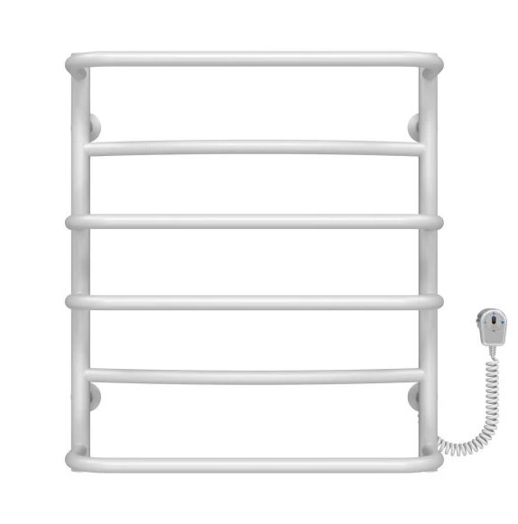 Електрична сушарка для рушників Deffi Аквамікс П6 500х600 праве підключення EF16 білий D.AM.60.50.6.E.W.R.5